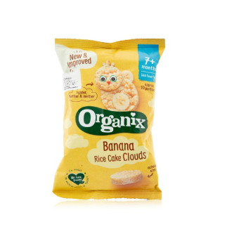 Organix Organic Banana Rice Cake Clouds 40g