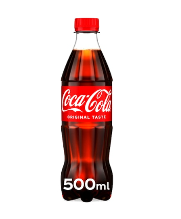 Coca-Cola Original Taste Carbonated Soft Drink Pet 500ml