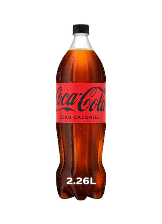 Coca-Cola Zero Calories Soft Drink Pet Bottle 2.26L