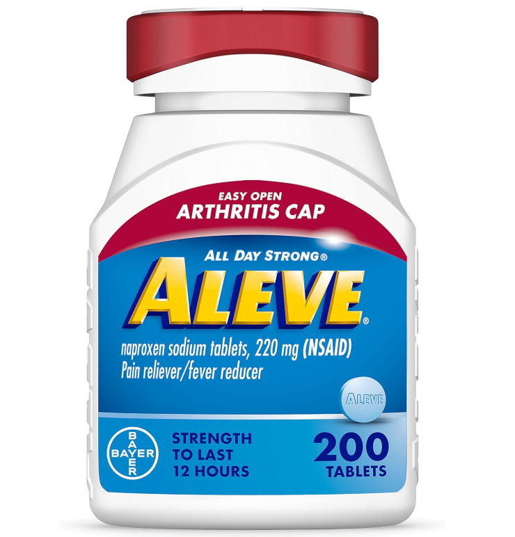 Aleve Easy Open Arthritis Cap Tablets, Naproxen Sodium for Pain Relief ‐ 200 Count
