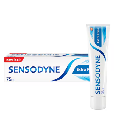 Sensodyne Toothpaste For Sensitive Teeth Extra Fresh Flavour 75ml