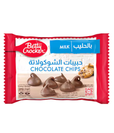 Betty Crocker Milk Chocolate Chips, 200g
