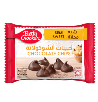 Betty Crocker Creations Semi-Sweet Chocolate Chips, 200g