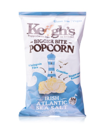 Keoghs Irish sea salt popcorn 30g