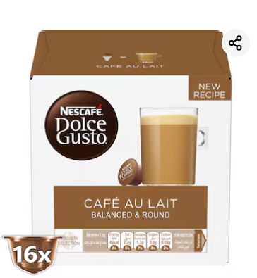 Nescafe Dolce Gusto Cafe Au Lait Coffee, 160g