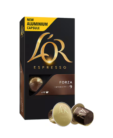 L'or Espresso Forza Intensity 9 Coffee 10 Capsules
