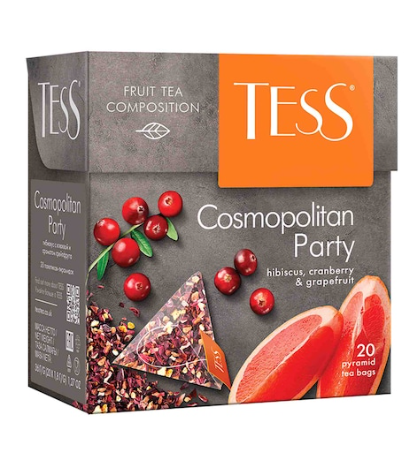 Tess Cosmopolitan Party Fruit 20 Tea Bags