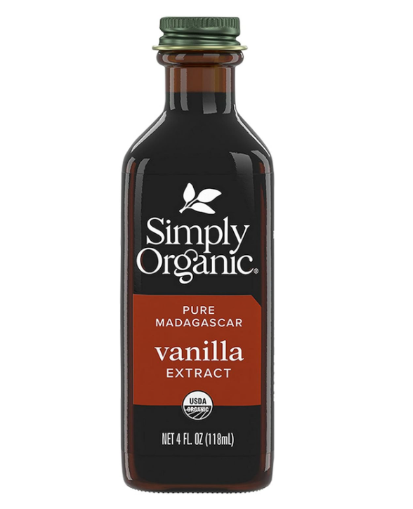 Simply Organic Pure Vanilla Extract, Certified Organic, 120ml Glass Bottle