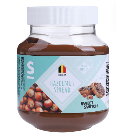 Sweet Switch Belgian Hazelnut Spread 350 Gm