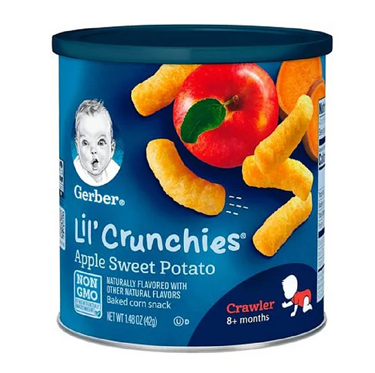 Gerber Lil Crunchies Apple Sweet Potato - 42g