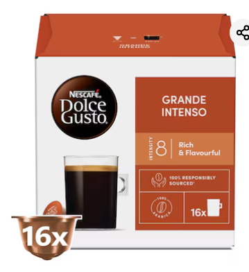 Nescafe Dolce Gusto Grand Intenso Coffee Capsule, 144g
