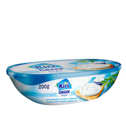 Kiri Greek Style Cheese Spread 200g Tub