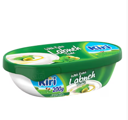 Kiri Cheese Spread With Extra Labneh Taste 200g Tub