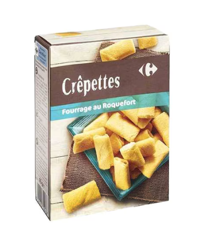 Carrefour Walnut Flavoured Cheese Pancakes Biscuits 65g