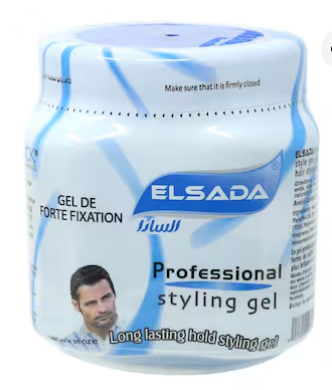 Elsada Professional Long Lasting Hold Styling Hair Gel Clear 1L