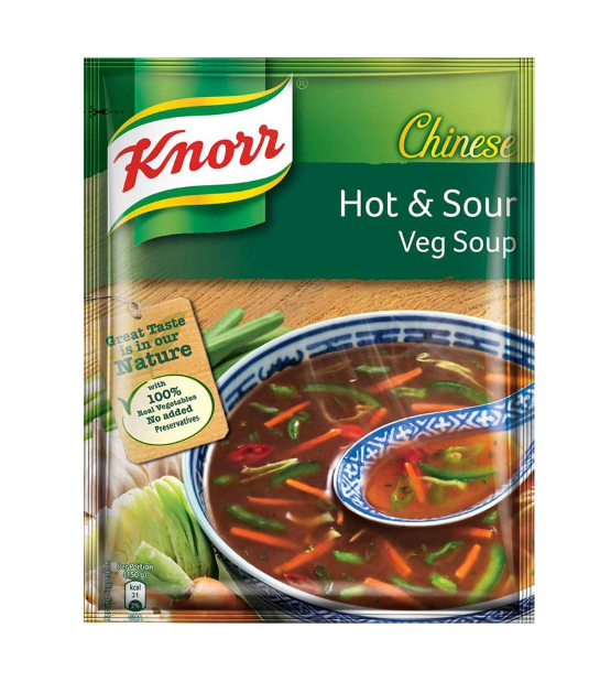 KNORR HOT N SOUR VEG SOUP 43GM