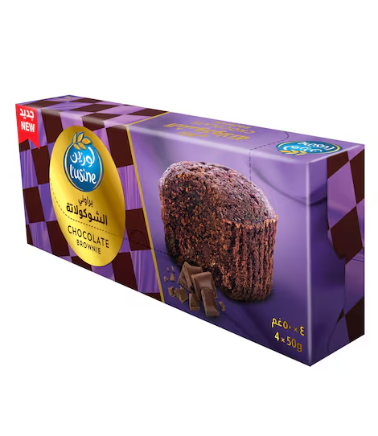 l'usine Chocolate Brownie 50g Pack of 4