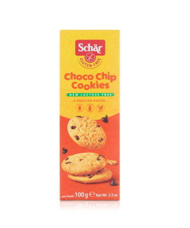 Schar gluten free chocolate chip cookie biscuits 100g