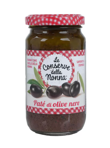 Le Conserve Della Nonna Black Olive Paste 190g