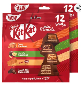 Nestle KitKat Mini Moments Wafers, 201g Pack of 2
