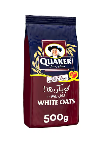 Quaker Quick Cooking White Oats 500g
