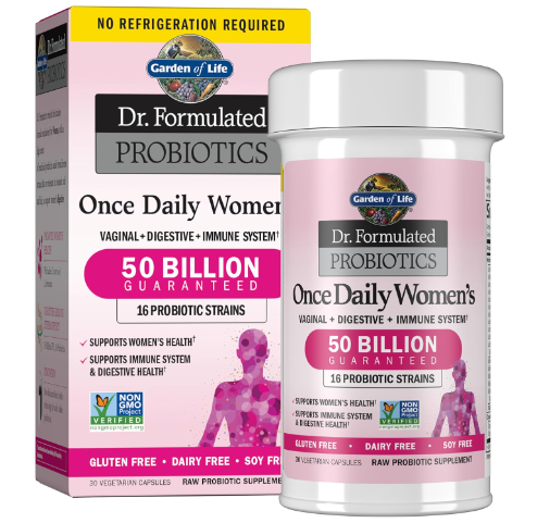 Garden Of Life Dr. Formulated Probiotics For Women & Prebiotics, 50 Billion Cfu For Women’S Daily Digestive L & Immune Health, 16 Probiotic Strains...