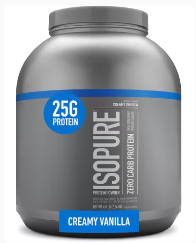 Isopure Protein Powder Zero Carb Whey Isolate Gluten Free Lactose Free 25g Protein Keto Friendly Creamy Vanilla 4.5 Pound Packaging May Vary