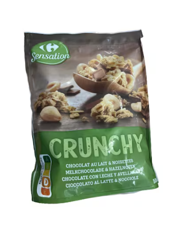 Carrefour Crunchy Milk Chocolate And Hazelnut Cereal 500g