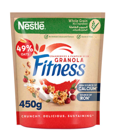 Nestle Fitness Granola And Cranberry Cereal Oats 450g
