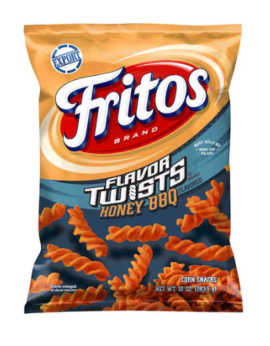 Fritos Honey Flavored Twists BBQ 283.5g