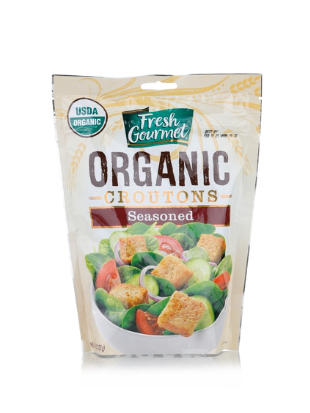 Fresh Gourmet organic seasoned croutons 128g