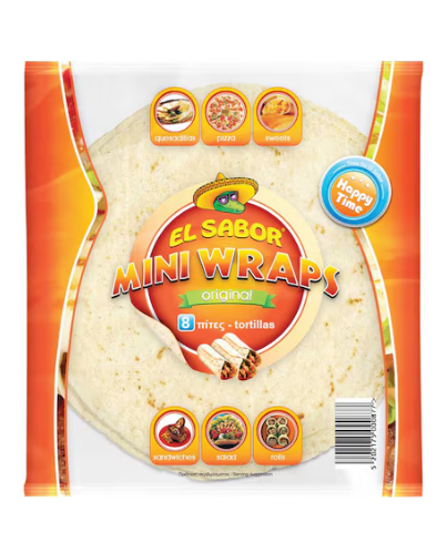 El Sabor Mini Wraps Original 12cm 144g
