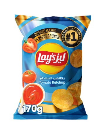 Lay’s Tomato Ketchup Potato Chips 170g