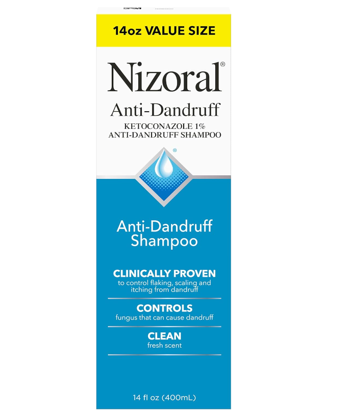Nizoral Anti-Dandruff Shampoo with 1% Ketoconazole, Fresh Scent, 14 Fl Oz
