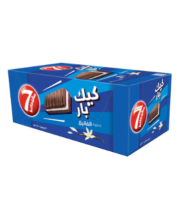 7 Days Vanilla Cake Bar 25g Pack of 12