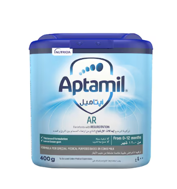 Aptamil Anti-Regurgitation Formula Milk Powder for Baby and Infant, from 0 to 12 Months, 400g