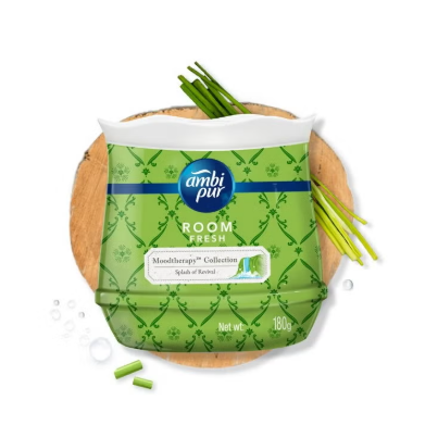 Moodtherapy Collection Room Freshener Gel, Splash Of Revival Lemongrass, 180 G | Air Fres