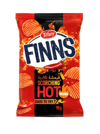 Tiffany Finns Scorchin Hot Chips 85g
