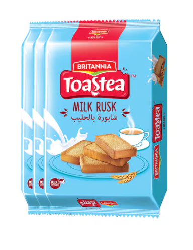 Britannia Toastea Milk Rusk 310g Pack of 3