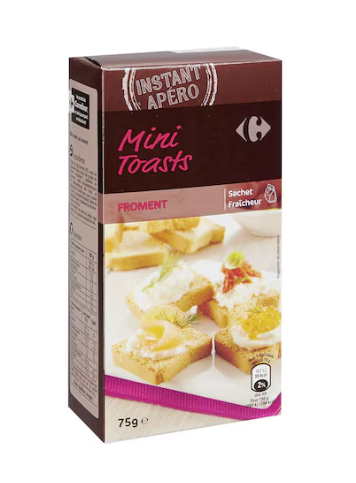 Carrefour Mini Toast 75g