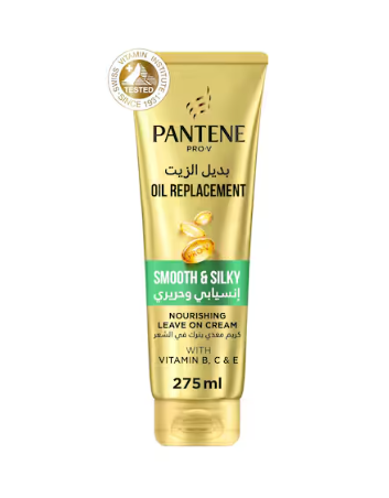 Pantene Pro-V Smooth & Silky Oil Replacement for Frizzy Hair Leave-In Conditioner 275ml