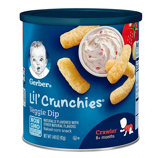 Gerber Lil Crunchies Veggie Dip - 42g