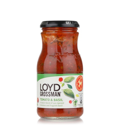 Loyd Grossman tomato & basil pasta sauce 350g