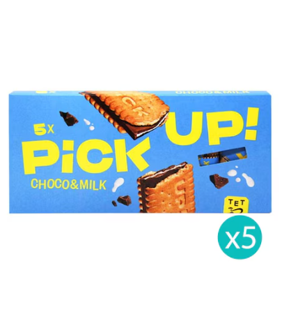 Pick Up! Chocolate And Milk Biscuits Pack of 5