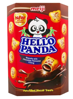 Meiji Hello Panda Biscuit with Chocolate Flavour Filling, 376g
