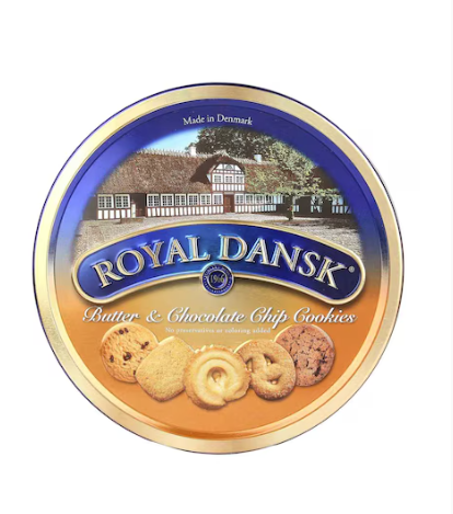 Royal Dansk Butter And Chocolate Chip Cookies 454g
