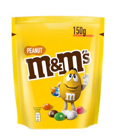 M&M'S Peanut Coated with Milk Chocolate Candy 150g