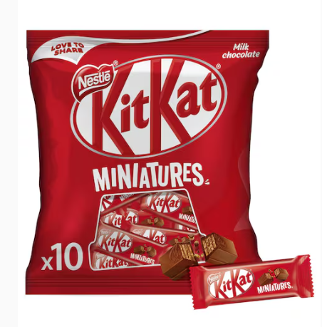 Nestle Kitkat Miniatures Milk Chocolate 110g