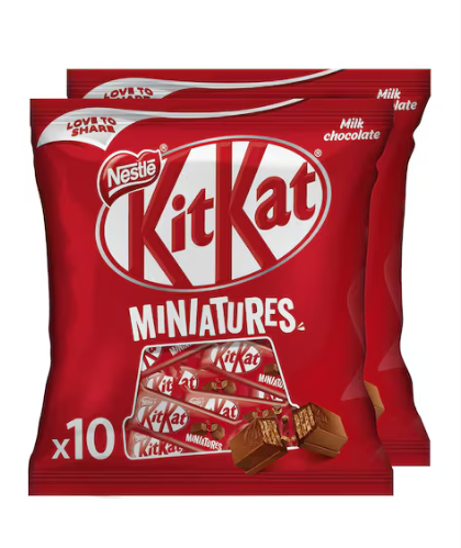 Nestle KitKat Miniatures 110g Pack of 2
