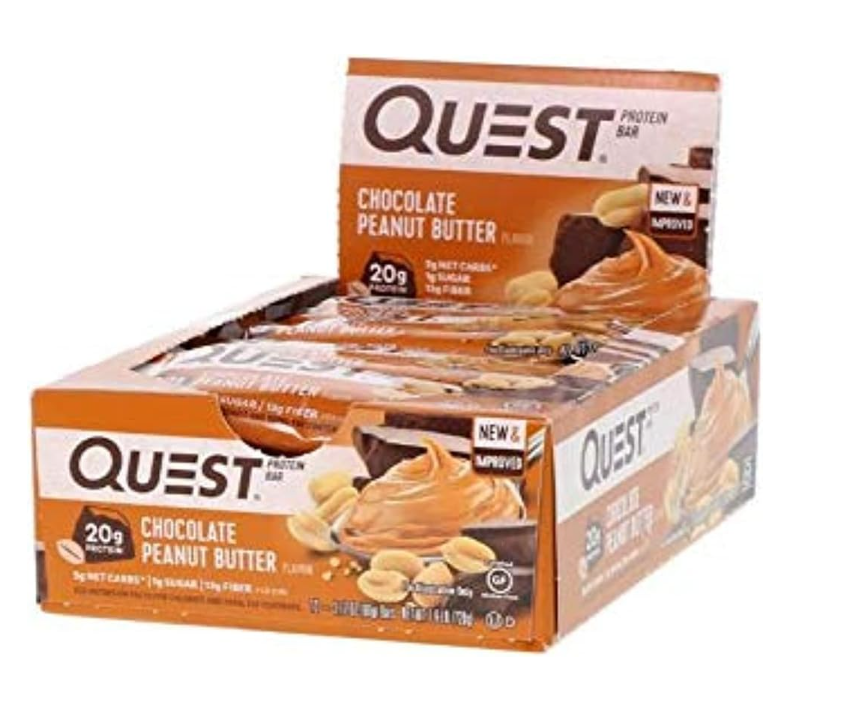 Quest Nutrition Protein Bar Peanut Butter Supreme Flavor Pack Of 12